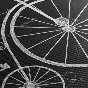 Tablou - Velociped (90x60 cm)