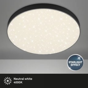 Plafonieră LED Briloner 7075-415 STAR SKY LED/24,5W/230V d. 38 cm negru