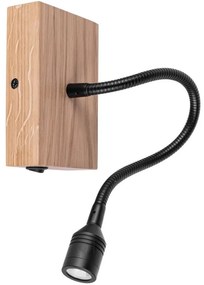 Spot-Light 5721174 - Aplica de perete LECTOR, LED/2,5W/230V, stejar