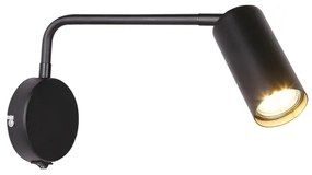Lampă de perete TINA 1xGU10/15W/230V neagră