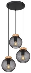 Lustra suspendata cu 3 pendule design modern PABLO 15663-3H GL