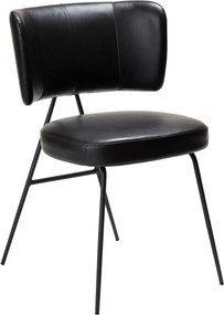 Scaun de dining negru Roost – DAN-FORM Denmark