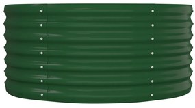 Jardiniera gradina verde 152x80x36 cm otel vopsit electrostatic 1, Verde, 152 x 80 x 36 cm