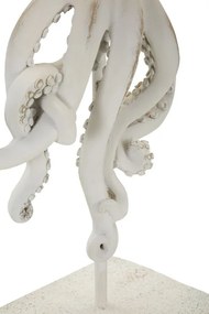 Veioza alba din polirasina, ø 30,5 cm, Octopus Mauro Ferreti