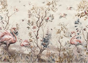 Tablou - Desen de flamingo (70x50 cm)