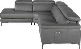 Coltar stanga design italian LUX tapitat cu piele naturala Alfredo