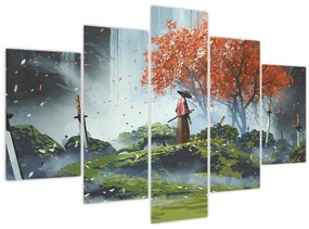 Tablou - Ilustrație a Grădinii de săbii (150x105 cm)