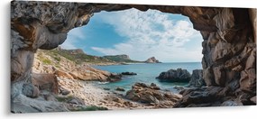Tablou - Peșteră lângă mare (120x50 cm)