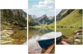 Tablou - Seealpsee, lac din Elveția (90x60 cm)