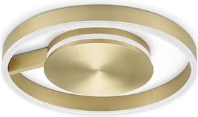 Lustra circulara aluminiu bronze LED CCT SIENA 40cm