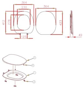 Capac wc softclose Rak Ceramics Morning