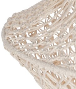 Abajur macrame natural 90 cm