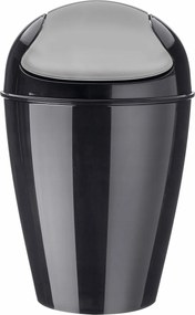 Coș pentru deșeuri cosmetice Koziol DEL S, 5 l,negru