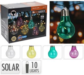Lanț solar ProGarden becuri colorate, 2 m , 10 x 5LED