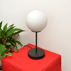 Lampă de masă MOON 1xE27/15W/230V negru