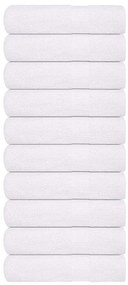 vidaXL Prosoape de baie 10 buc alb 100x150 cm 360 g/m² 100% bumbac