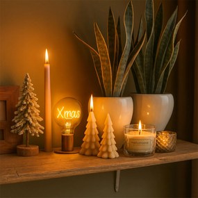 Bec LED de Crăciun E27 G125 chihlimbar 1,8W 100 lm 1800K