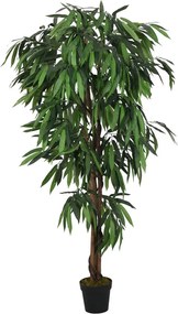 vidaXL Arbore de mango artificial 1050 de frunze 200 cm verde