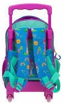 Prințesele Disney Rapunzel rucsac școlar pe role, geantă 30 cm