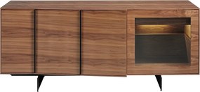Comoda moderna cu design original si iluminat LED Wood