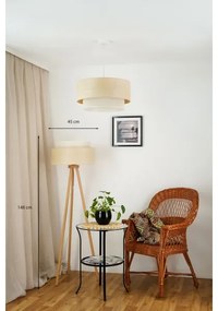 Brilagi - Lampă de podea ARIZONA BOHO 1xE27/15W/230V bej