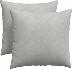 vidaXL Perne pentru canapea 2 pcs Gri deschis 50 x 50 cm