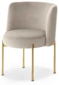 Scaun Charliez (bej + auriu). 1110979