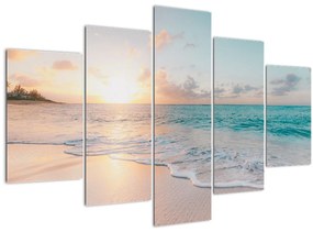 Tablou - Plaja de vis (150x105 cm)