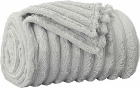 vidaXL Pătura de aruncat Gri 150 x 130 cm Molton