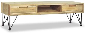 vidaXL Comodă TV, 120 x 35 x 35 cm, lemn masiv de tec