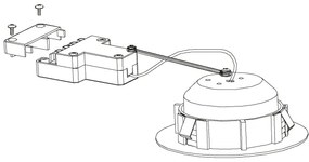 Eglo 95857- SET 3x Corp de iluminat LED tavan fals PINEDA 1xLED/5,5W/230V
