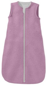 Sac de dormit pentru copii din lana merino captusit cu bumbac 0-9 luni Kidizi old rosa