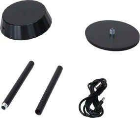 Aigostar - Lampă de birou LED reglabilă AMBIENT LED/2,4W/5V 3000-6500K neagră