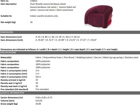 Fotoliu pivotant design elegant LUX Novelle