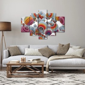 Tablou cu bile pictate (150x105 cm)