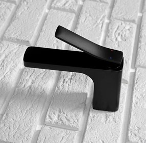 Baterie Sonic negru mat – H 10 cm