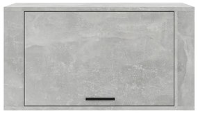 Pantofar de perete, gri beton, 70x35x38 cm, lemn prelucrat 1, Gri beton