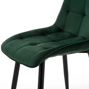 JAKS SCAUN DE SUFRAGERIE CHIC VELVET VERDE