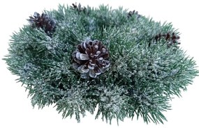 Ghirlanda din plastic cu conuri de brad, lungime28 cm