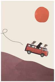 Poster Maarten Léon - Adventure gang