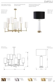 Lustra eleganta design modern Empoli 10L