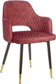 Set de 2 scaune elegante Paris rosu