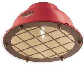 Plafoniera design retro realizata manual din ceramica INDUSTRIAL