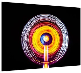 Tablou cu lumini în cerc (70x50 cm), în 40 de alte dimensiuni noi