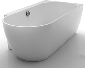 Cada freestanding Kreiner Ceylon 166x80 cm finisaj alb dreapta lipitadeperete,BTW