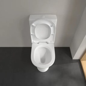 Villeroy & Boch O.NOVO - vas WC combinat din ceramică, alb, 56581001