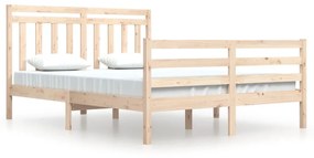 3105315 vidaXL Cadru de pat, 140x200 cm, lemn masiv