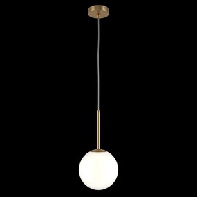Lustra, Pendul design modern Basic form auriu, diametru 18cm