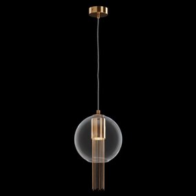 Pendul design modern Flusso bronz 20cm