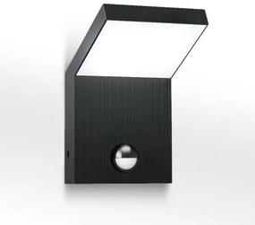 Brilagi - Aplică LED de exterior cu senzor RIANO, 8W, 230V, antracit